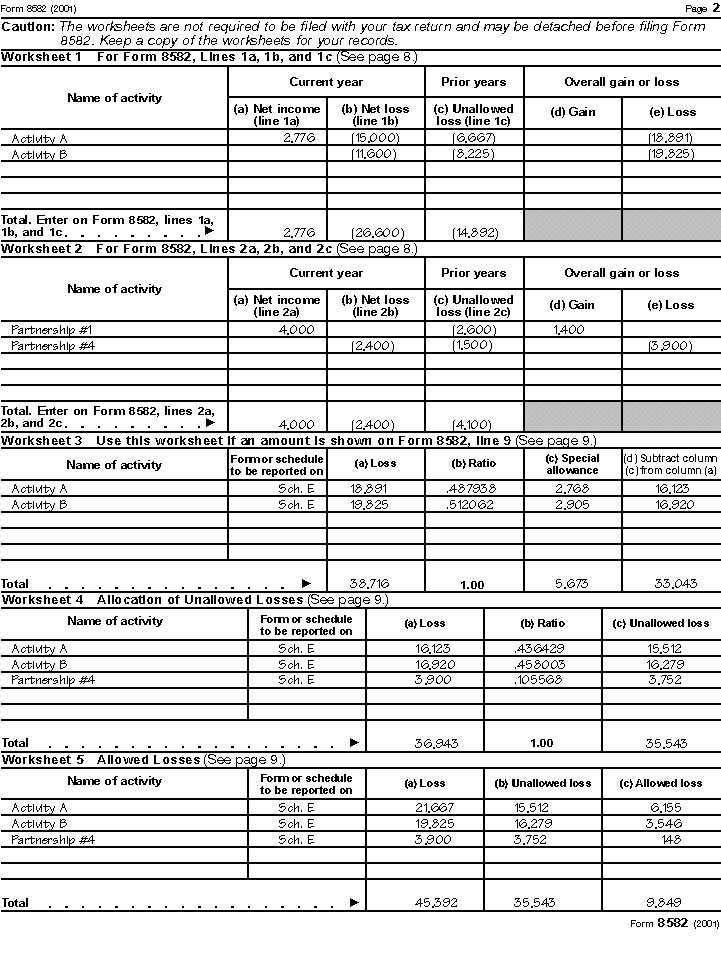 Worksheets 1-5 