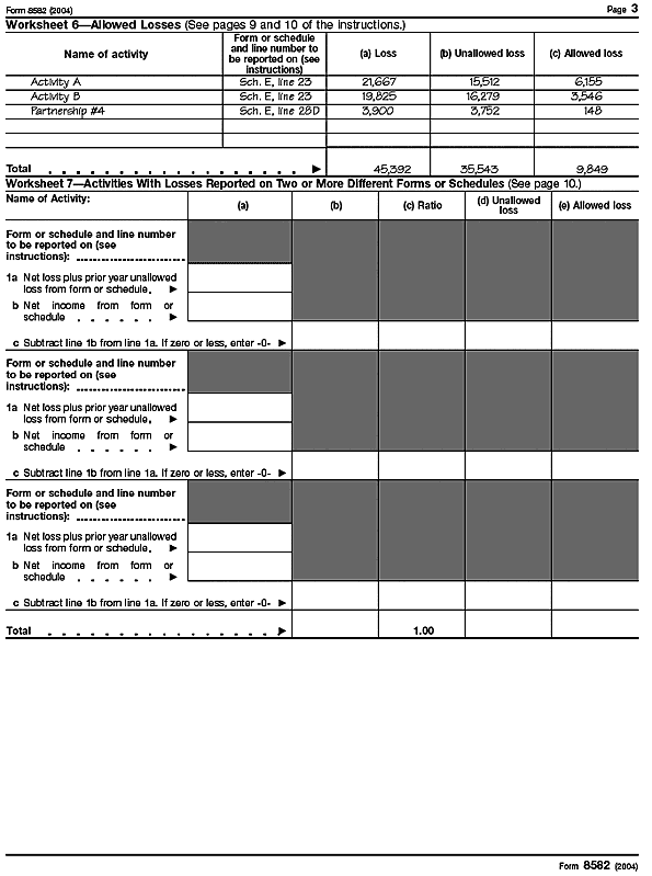 Worksheet 6 and 7